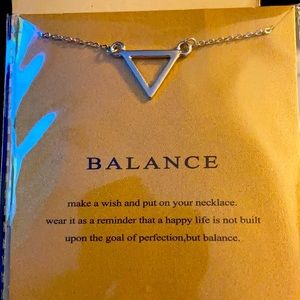 Silver necklace NWOT